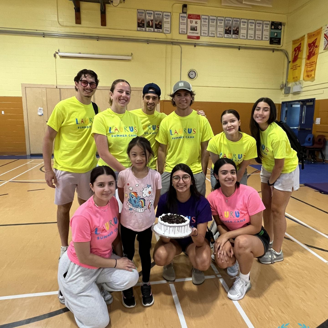 Staff celebrating
